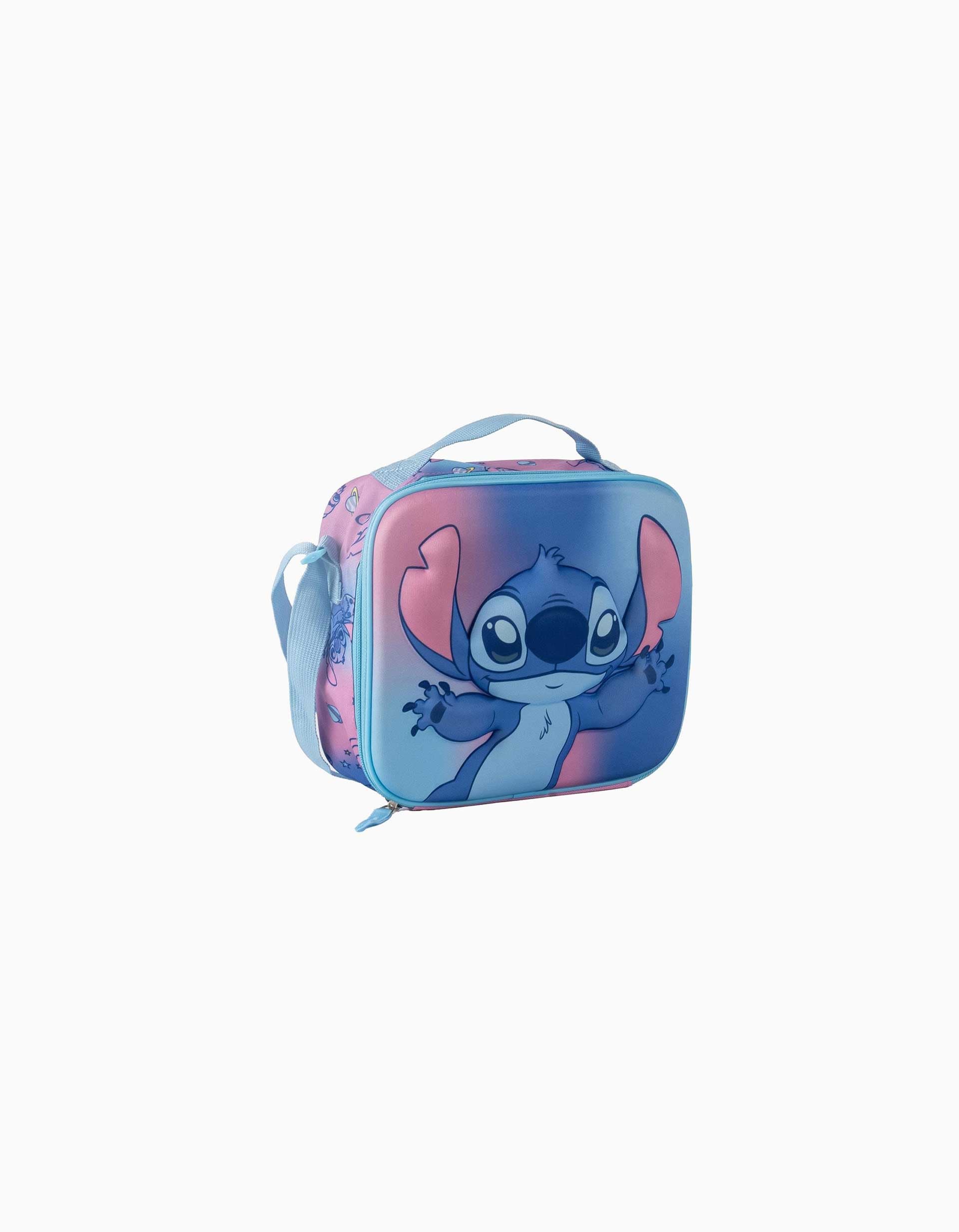 Insulated lunchbox Disney Stitch for babies and children, blue/pink