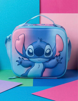 Insulated lunchbox Disney Stitch for babies and children, blue/pink