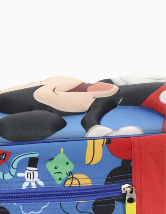 Backpack with 3D print Disney Mickey for babies and children, multicolour
