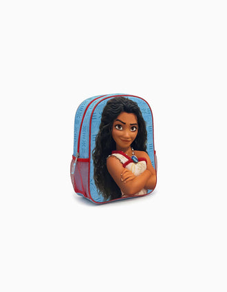 Backpack with 3D print Disney Moana for babies and children, blue