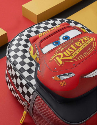 Backpack with 3D print Disney Cars for babies and children, multicolour