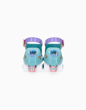 4-wheel roller skates Disney Stitch for children, blue