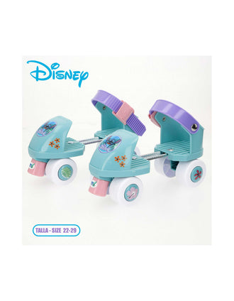 4-wheel roller skates Disney Stitch for children, blue