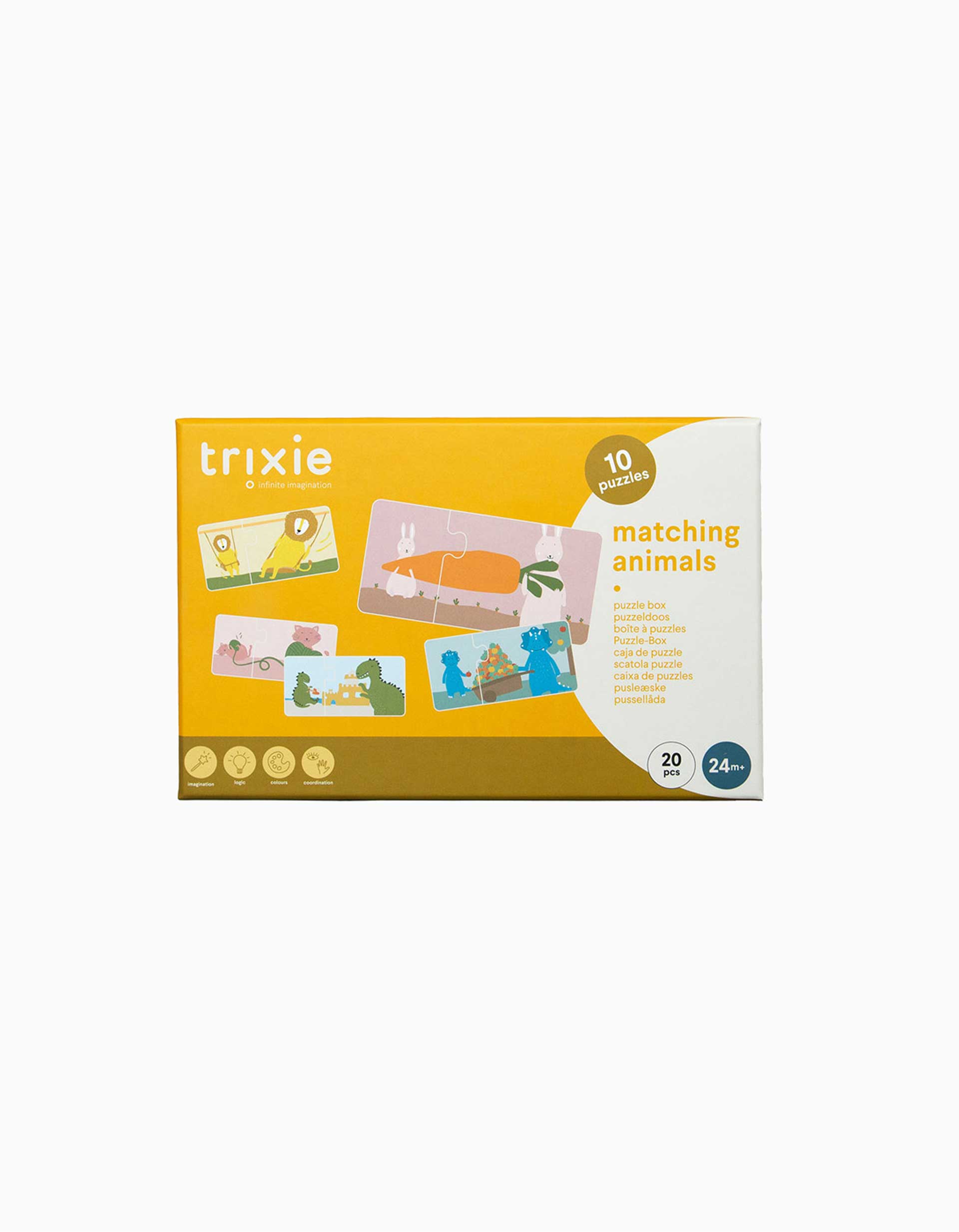 Boîte à Puzzles Animaux 20 Pcs Trixie 2A+