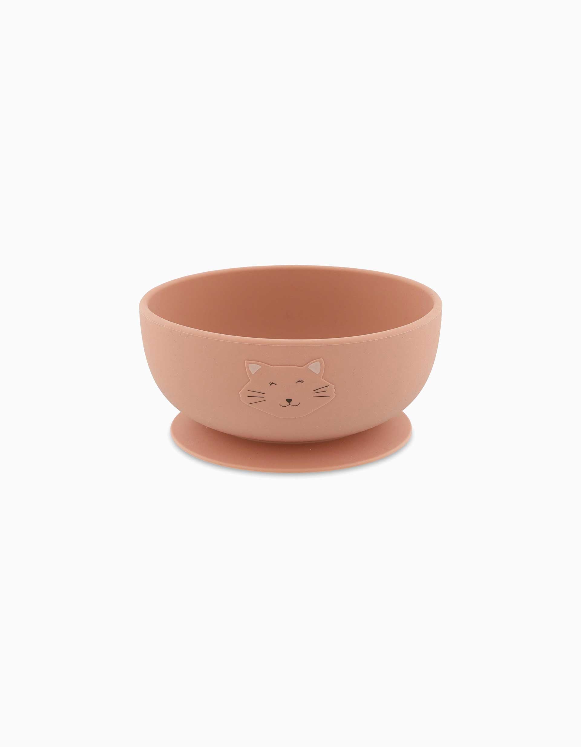 Silicone Bowl with Suction Base Mrs. Cat Trixie 4M+, Pink