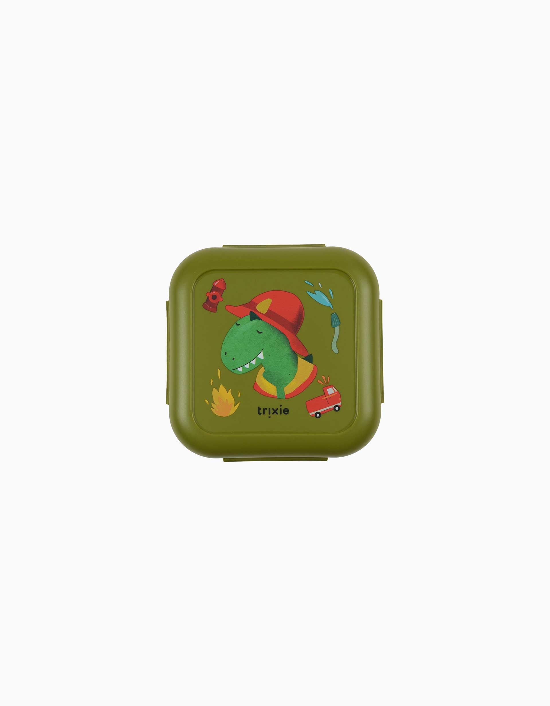 Boîte à Goûter avec Clip Mr. Dino Trixie, Vert