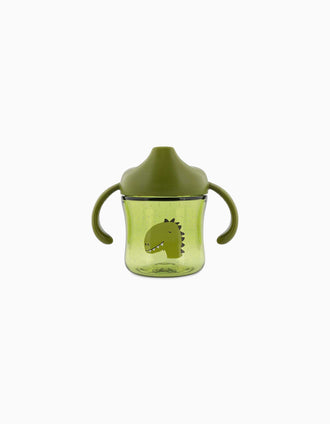 Sippy Cup with Handles Mr. Dino Trixie 4M+, Green