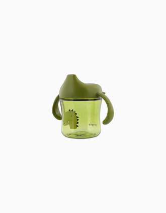 Sippy Cup with Handles Mr. Dino Trixie 4M+, Green