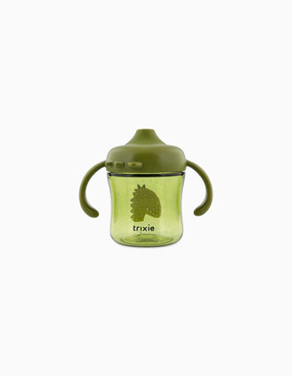 Sippy Cup with Handles Mr. Dino Trixie 4M+, Green