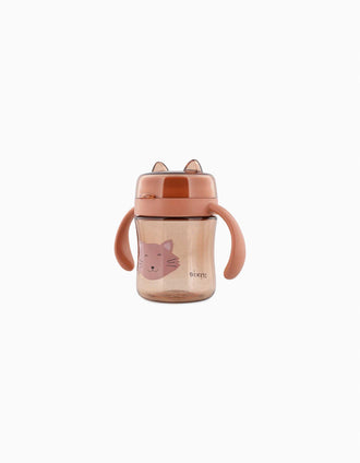 Vaso 360º con Asas Mrs. Cat Trixie 6M+, Rosa