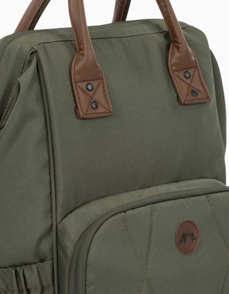 Mochila Muda-Fraldas 2-em-1 Bebe Confort, Mineral Green