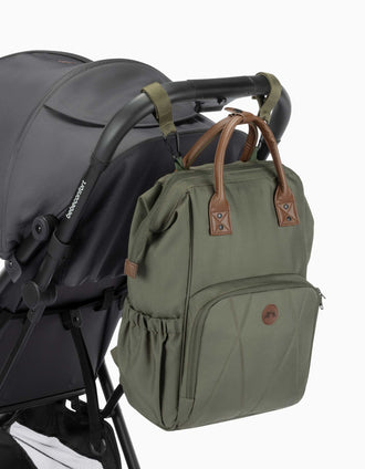 Mochila Muda-Fraldas 2-em-1 Bebe Confort, Mineral Green