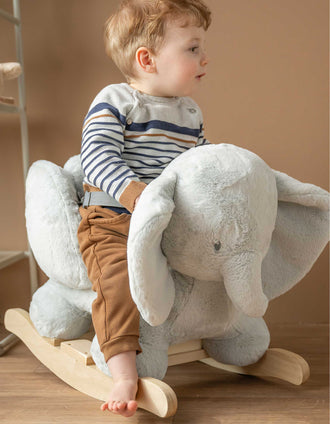 Balancín Elefante Loulou Nattou 10M+, Verde