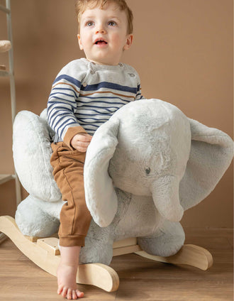 Balancín Elefante Loulou Nattou 10M+, Verde