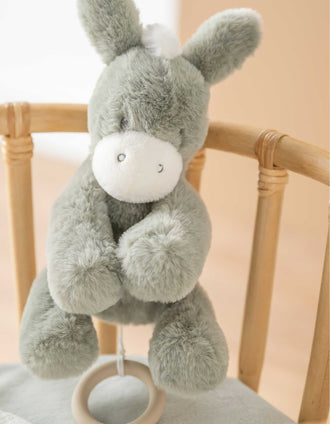 Peluche Musical Burro Nattou 0M+, Verde