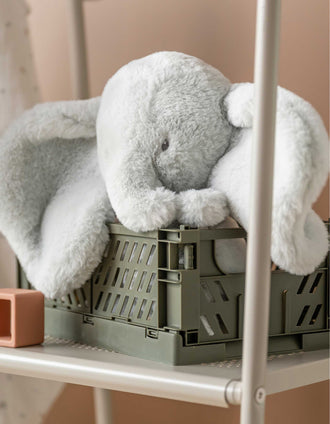 Plush Elephant Loulou Nattou 0M+, Green