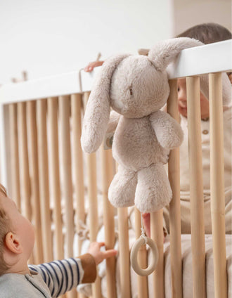 Musical Plush Bunny Nattou 0M+, Sand