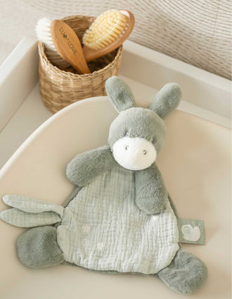 Mini Doudou Burro Nattou 0M+, Verde