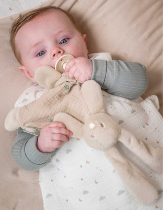 Mini Doudou Coelho Nattou 0M+, Areia