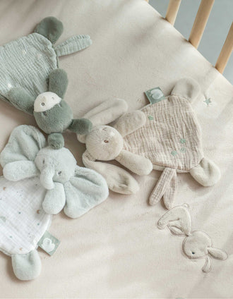 Mini Doudou Coelho Nattou 0M+, Areia