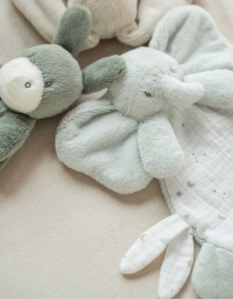 Mini Doudou Elefante Nattou 0M+, Verde