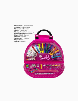 Colouring kit 50 pieces Disney Minnie for children, pink
