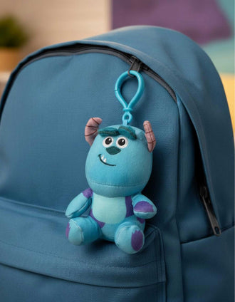 Plush keyring Disney Monsters Inc. for children, blue
