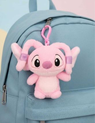 Plush keyring Disney Angel for children, pink