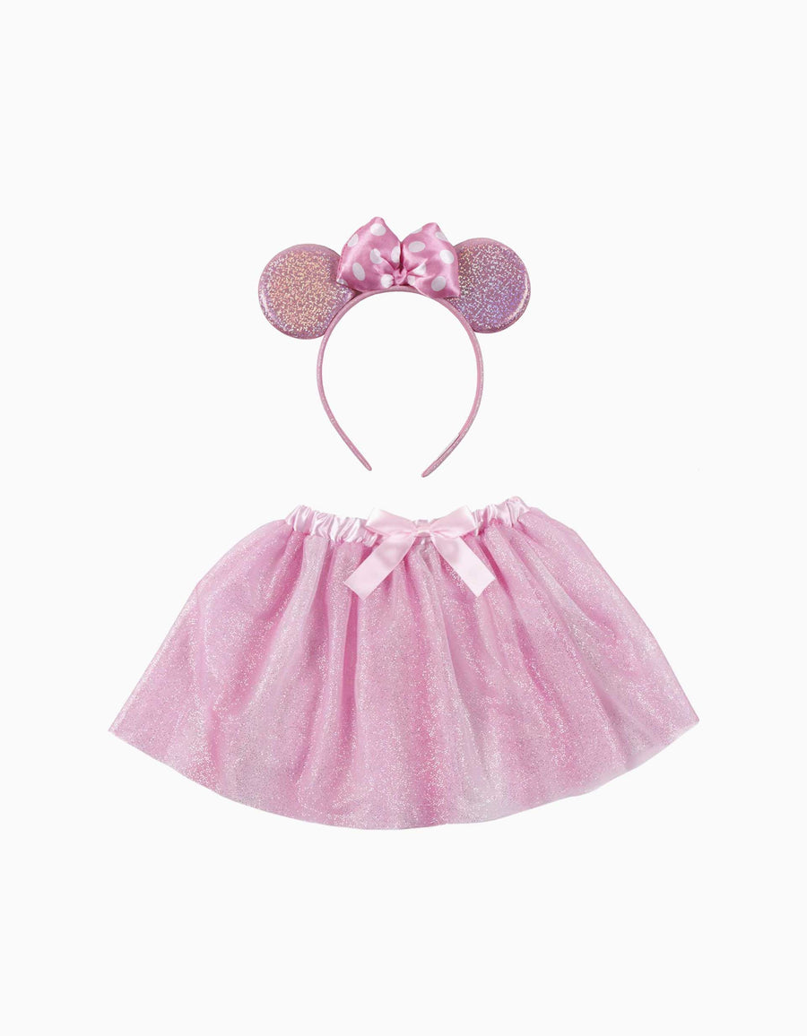 Tutu and Alice band set Disney Minnie for children, pink