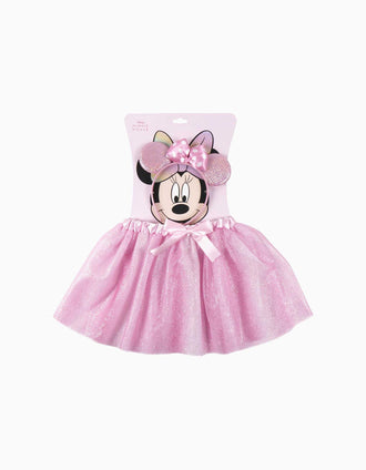 Tutu and Alice band set Disney Minnie for children, pink