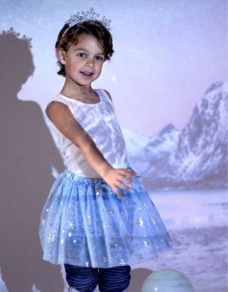Tutu and Alice band set Disney Frozen for children, blue