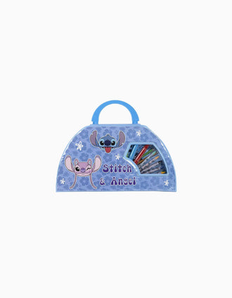 Colouring kit 50 pieces Disney Stitch for children, blue
