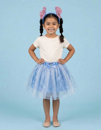 Tutu and Alice band set Disney Stitch for children, blue