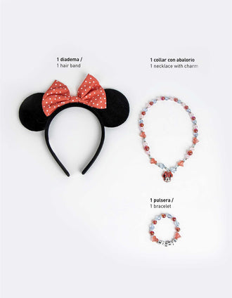 Set of accessories 3 pieces Disney Minnie for children, multicolour