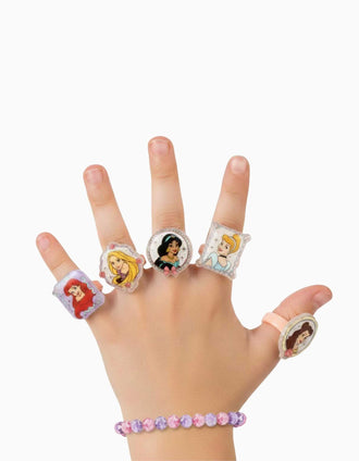 Rings and beads kit Disney Princesses for children, multicolour
