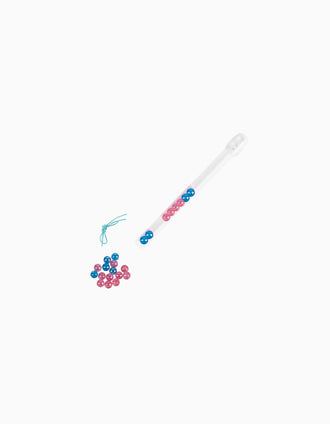 Rings and beads kit Disney Stitch for children, blue/pink