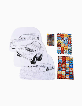 Colouring activity book Disney Cars for children, red
