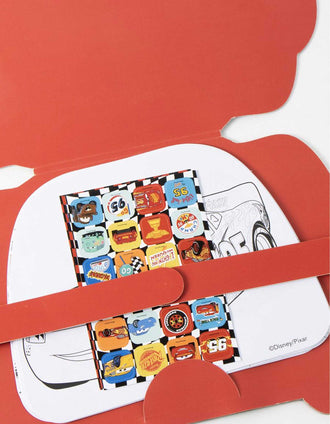 Colouring activity book Disney Cars for children, red