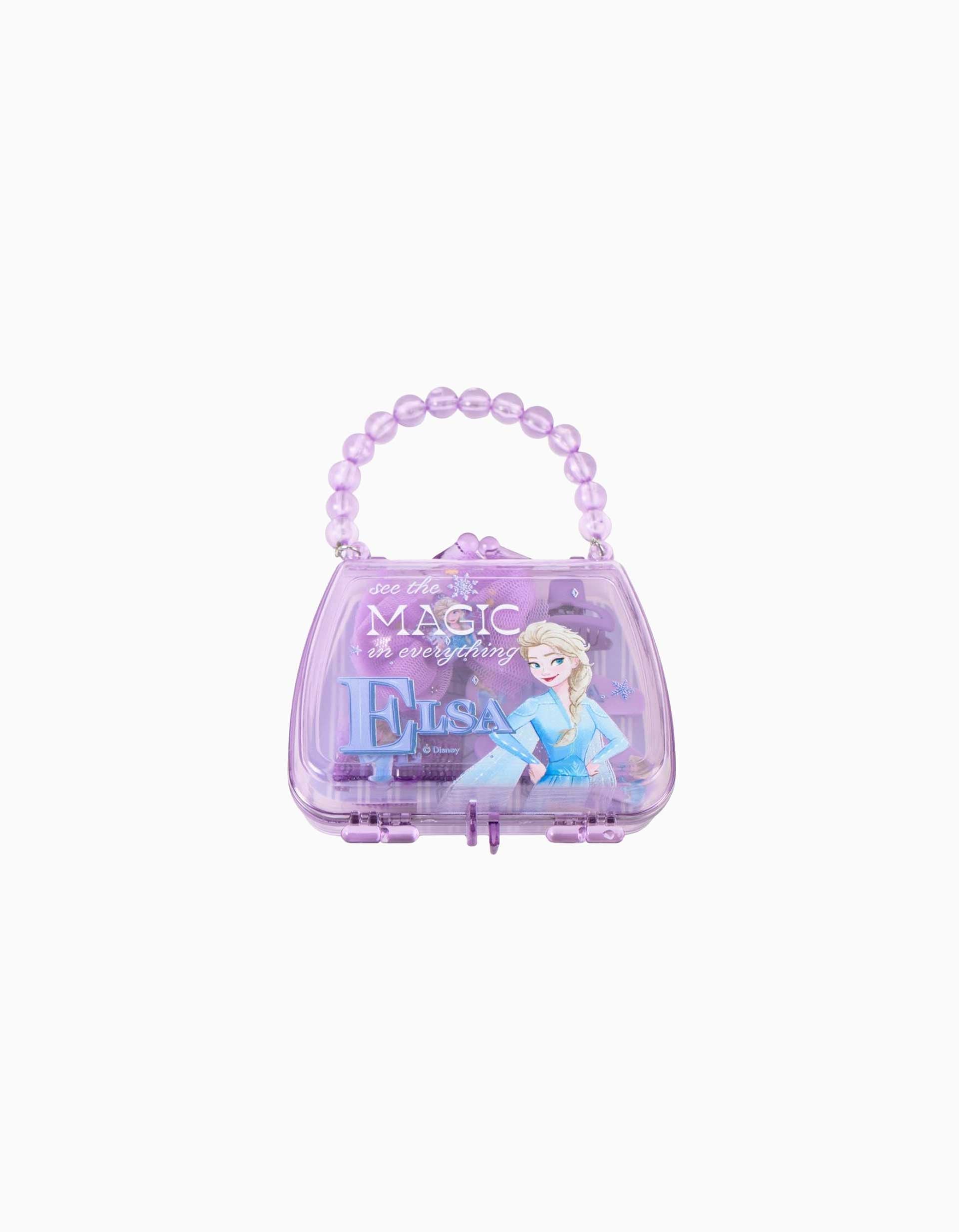 Accessories bag Disney Frozen for children, lilac