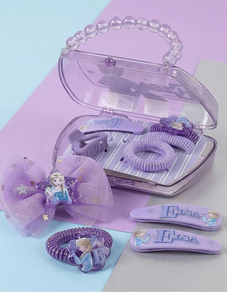 Accessories bag Disney Frozen for children, lilac