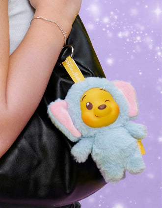 Porta-chaves de peluche Disney Yuyus Winnie the Pooh para criança, sortido