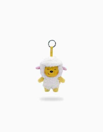 Porta-chaves de peluche Disney Yuyus Winnie the Pooh para criança, sortido