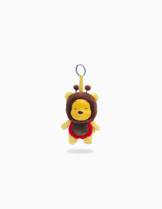 Porta-chaves de peluche Disney Yuyus Winnie the Pooh para criança, sortido