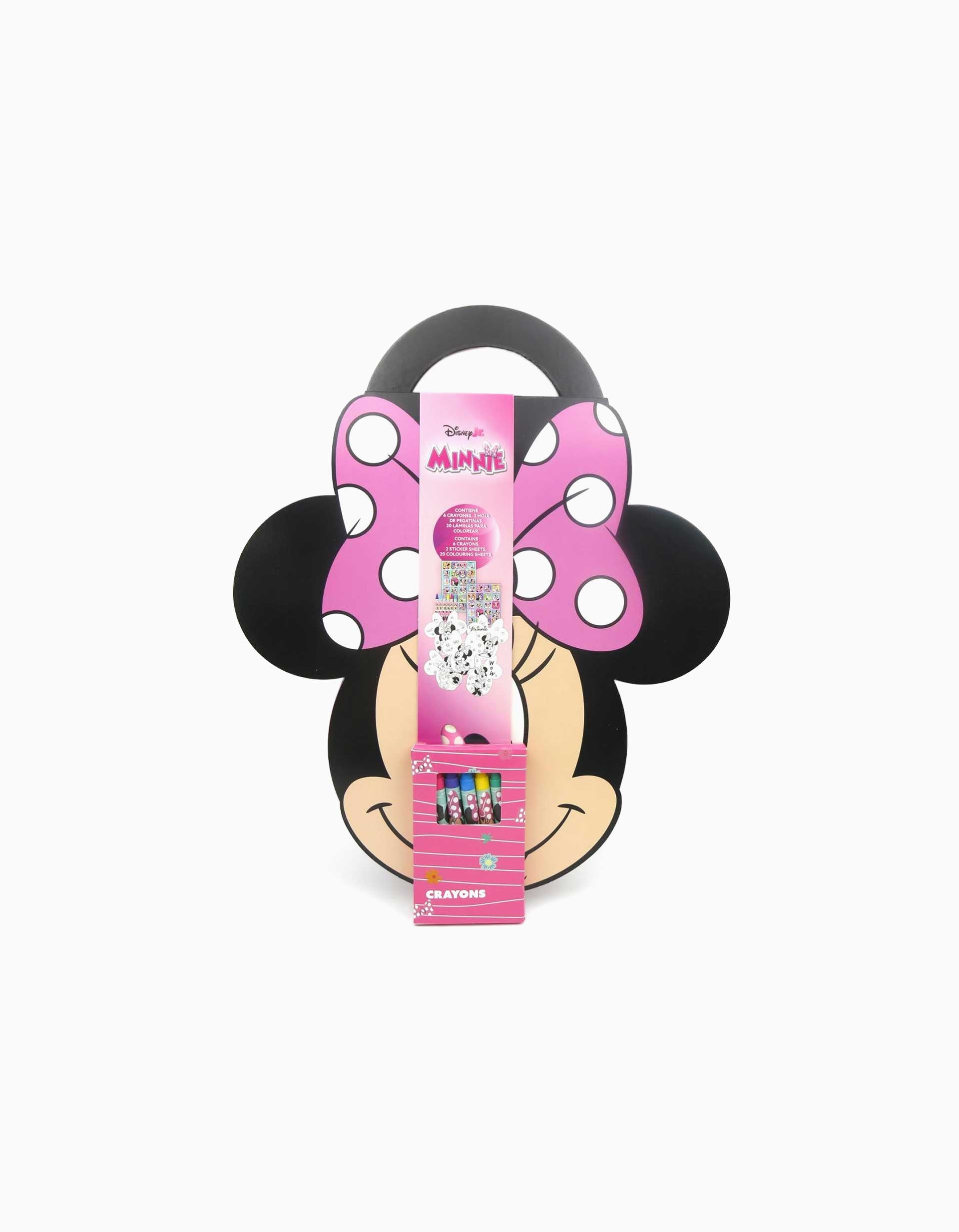 Colouring activity book Disney Minnie for children, pink