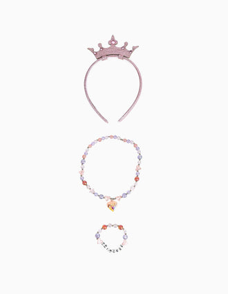Set of accessories 3 pieces Disney Princess for children, pink