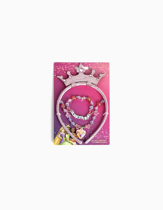 Set of accessories 3 pieces Disney Princess for children, pink