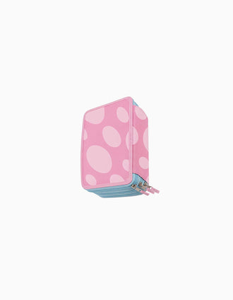 Triple pencil case 43 pieces Disney Minnie for children, pink