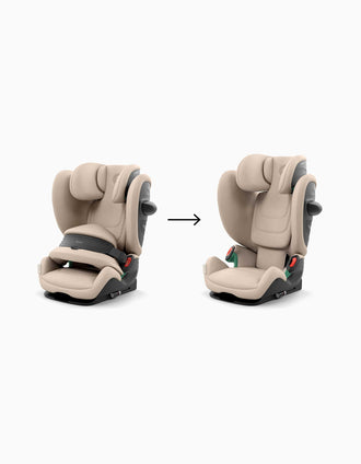Cadeira Auto I-Size Pallas G3 Cybex (76-150 Cm), Almond Bege