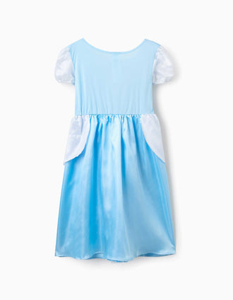 Disfarce Disney Cinderela com detalhes em tule para menina, azul