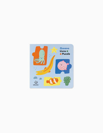 Livro-Puzzle Oceano Edicare 18M+